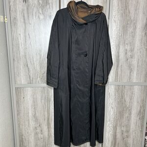 Mycra Pac Now Reversible Hooded Long Coat Brown Bronze